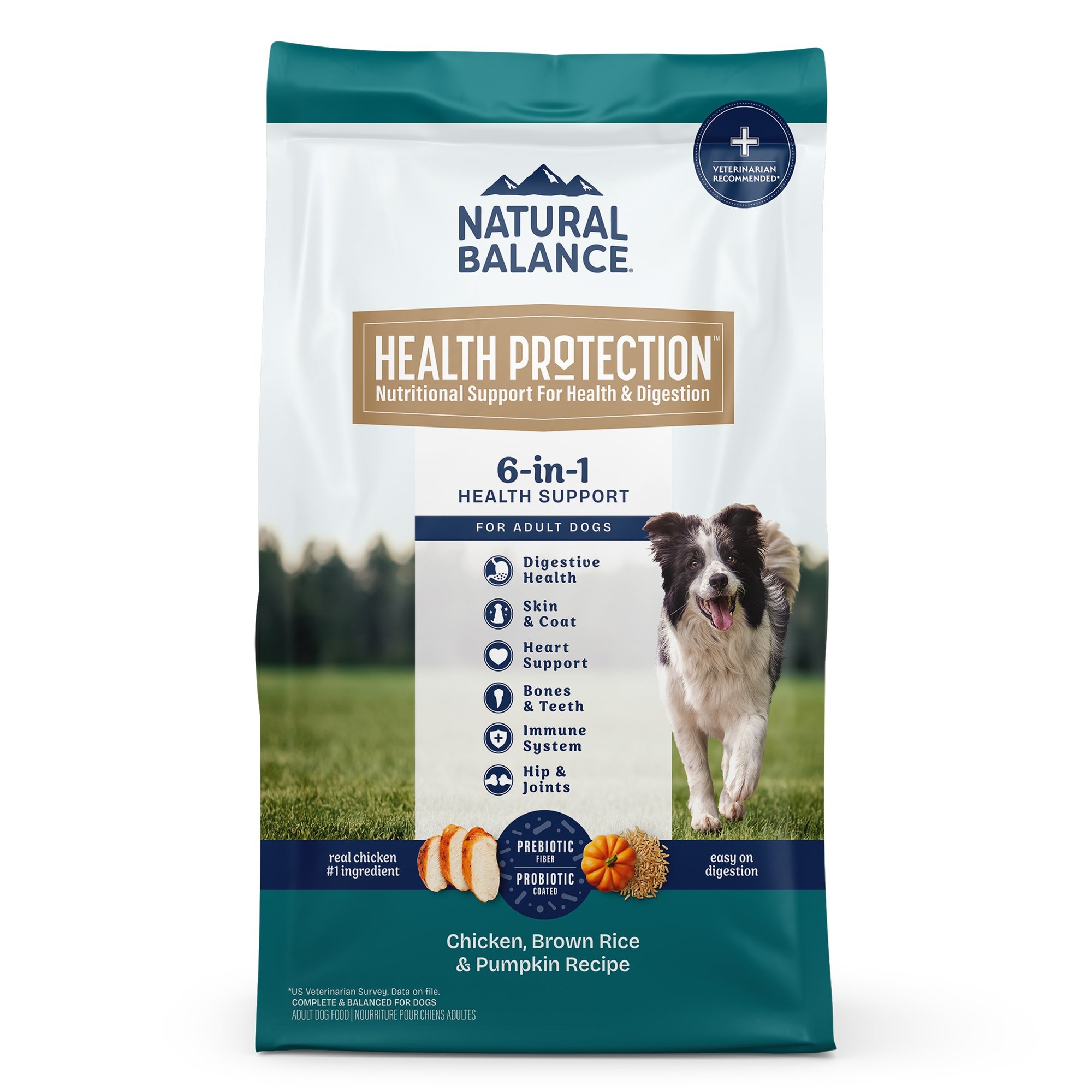 Health Protection Adult Real Chicken, Brown Rice & Pumpkin Dry Dog Food
