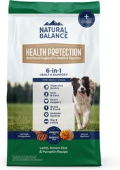 Natural Balance Health Protection Adult Real Lamb, Brown Rice & Pumpkin Dry Dog Food, 24-lb bag