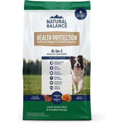 Natural Balance Natural Balance Health Protection Adult Real Lamb, Brown Rice & Pumpkin Dry Dog Food, 24-lb bag