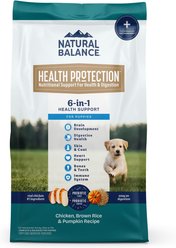 Natural Balance Health Protection Puppy Real Chicken, Brown Rice & Pumpkin Dry Dog Food, 12-lb bag