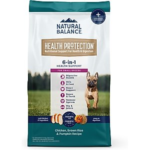 Natural Balance Health Protection Small Breed Adult Real Chicken, Brown Rice & Pumpkin Dry Dog Food, 12-lb bag