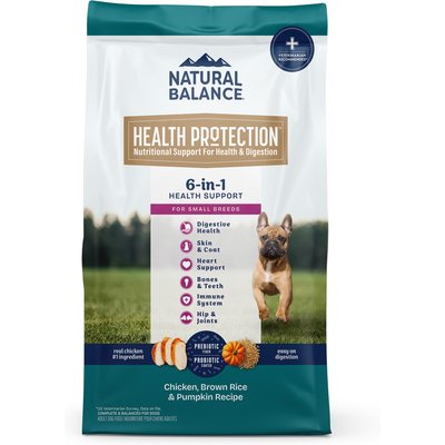 Natural Balance Natural Balance Health Protection Small Breed Adult Real Chicken, Brown Rice & Pumpkin Dry Dog Food, 12-lb bag