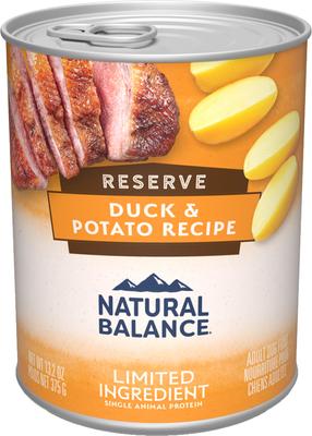 Show full view: Natural Balance L.I.D. Limited Ingredient Diets Chicken & Sweet Potato Formula + Duck & Potato Formula Canned Dog Food slide 6 of 9