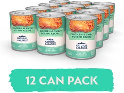 Natural Balance L.I.D. Limited Ingredient Diets Chicken & Sweet Potato Formula Grain-Free Canned Dog Food, 13-oz, case of 12 slide 2 of 9