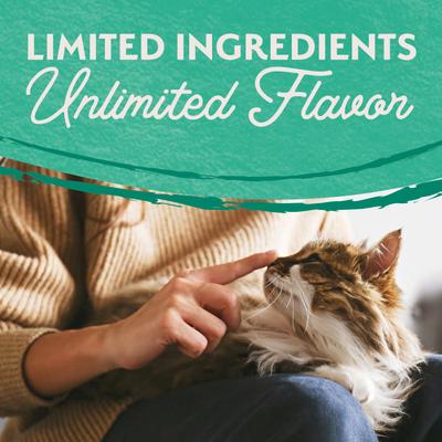 Show full view: Natural Balance L.I.D. Limited Ingredient Diets Green Pea & Chicken Formula Grain-Free Dry Cat Food, 4-lb bag slide 7 of 11