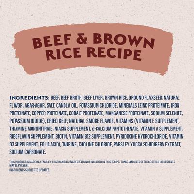 Show full view: Natural Balance Limited Ingredient Beef & Brown Rice Recipe Canned Dog Food, 13-oz can, case of 12 slide 7 of 11