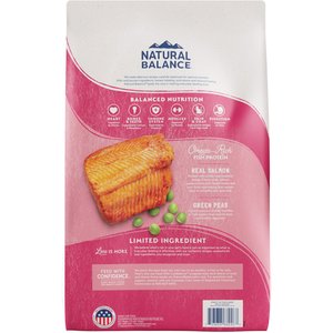 Natural Balance Limited Ingredient Grain-Free Salmon & Green Pea Recipe Dry Cat Food, 4-lb bag