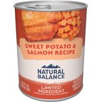 Natural Balance Limited Ingredient Grain-Free Sweet Potato & Salmon Wet Dog Food, 13-oz can, case of 12