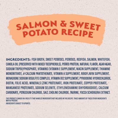 Show full view: Natural Balance Limited Ingredient Grain-Free Sweet Potato & Salmon Wet Dog Food, 13-oz can, case of 12 slide 7 of 11