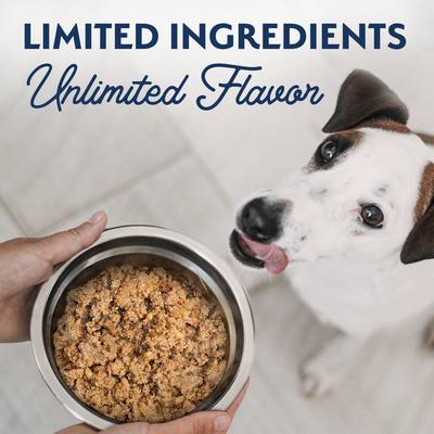 Show full view: Natural Balance Limited Ingredient Poultry Variety Pack Reserve Duck & Potato & Chicken & Sweet Potato Wet Dog Food, 13-oz can, case of 12 slide 9 of 10