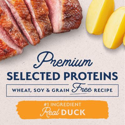Show full view: Natural Balance Limited Ingredient Diet Reserve Grain-Free Duck & Potato Puppy Recipe Dry Dog Food, 22-lb bag slide 4 of 12