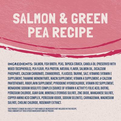 Show full view: Natural Balance Limited Ingredient Salmon & Green Pea Recipe Wet Cat Food, 5.5-oz can, case of 24 slide 6 of 10