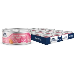 Natural Balance Limited Ingredient Salmon & Green Pea Recipe Wet Cat Food, 5.5-oz can, case of 24