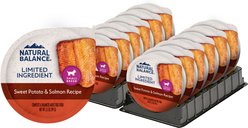 Natural Balance Limited Ingredient Small Breed Grain-Free Sweet Potato & Salmon Wet Dog Food, 3.5-oz, case of 12