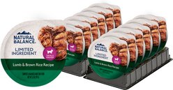 Natural Balance Limited Ingredient Small Breed Lamb & Brown Rice Wet Dog Food, 3.5-oz, case of 12