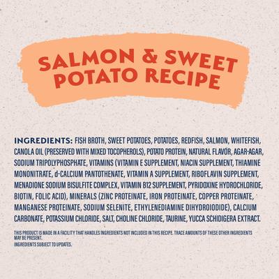 Show full view: Natural Balance Limited Ingredient Grain-Free Sweet Potato & Salmon Wet Dog Food, 13-oz can, case of 6 slide 6 of 10