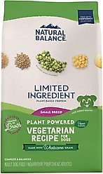 Natural Balance Limited Ingredient Vegetarian Small Breed Recipe Adult Dry Dog Food, 12-lb bag