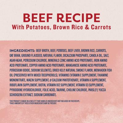 Show full view: Natural Balance Original Ultra Beef Recipe Wet Dog Food, 13-oz can, case of 12 slide 6 of 11