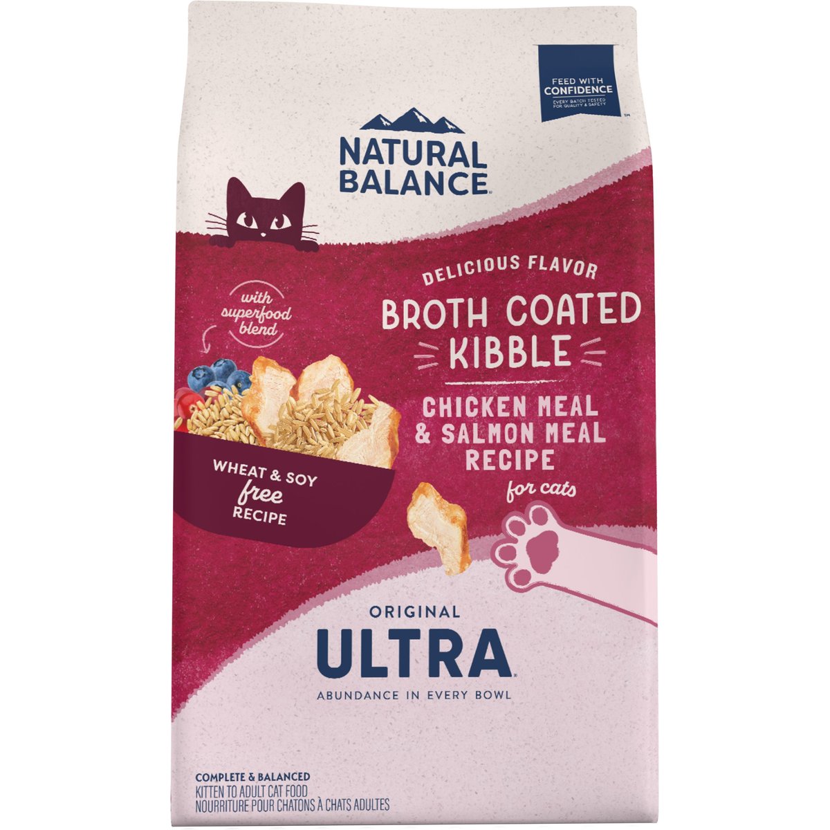 Natural Balance Original Ultra Chicken Meal & Salmon Meal Formula Dry Cat Food, 6-lb bag