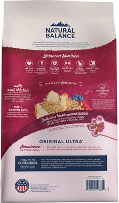 Show full view: Natural Balance Original Ultra Chicken Meal & Salmon Meal Formula Dry Cat Food, 6-lb bag slide 4 of 11