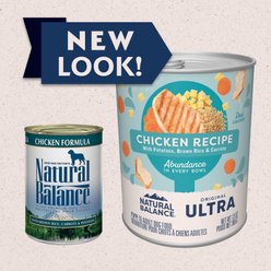 Natural Balance Original Ultra Chicken Recipe Wet Dog Food, 13-oz can, case of 12 slide 2 of 9