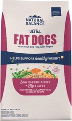 Natural Balance Original Ultra Fat Dogs Adult Low-Fat Chicken Meal, Salmon Meal & Barley Recipe Dry Dog Food, 11-lb bag