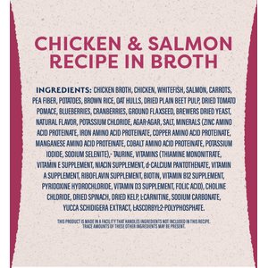 Natural Balance Original Ultra Fat Dogs Low Calorie Weight Management Chicken & Salmon Recipe in Broth Wet Dog Food, 13-oz can, case of 12