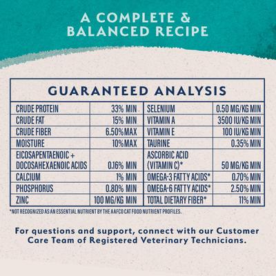 Show full view: Natural Balance Original Ultra Indoor Chicken & Salmon Meal Dry Cat Food, 15-lb bag slide 6 of 10