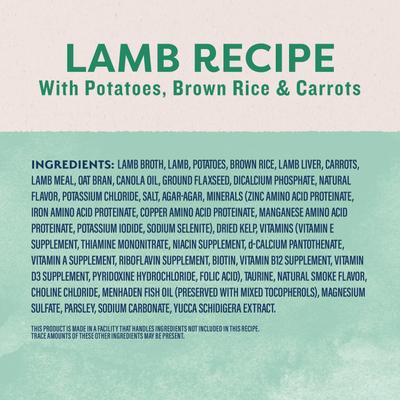 Show full view: Natural Balance Original Ultra Lamb Recipe Wet Dog Food, 13-oz can, case of 12 slide 6 of 11