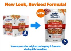 Natural Balance Original Ultra Platefulls Tender Carrot, Potato & Beef Recipe Wet Dog Food, 9-oz pouch, case of 12 slide 2 of 9