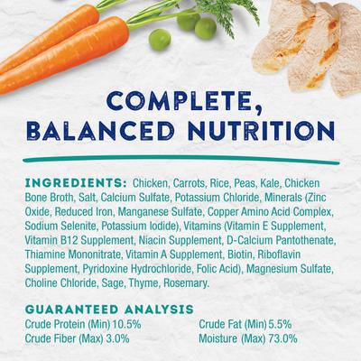 Show full view: Natural Balance Platefulls Harvest Chicken & Rice Recipe Wet Dog Food, 9-oz pouch, case of 12 slide 8 of 10