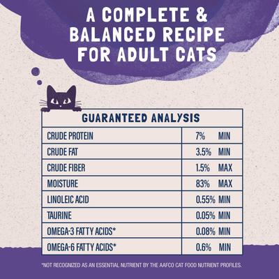 Show full view: Natural Balance Platefulls Indoor Formula Chicken & Chicken Liver in Gravy Grain-Free Cat Food Pouches, 3-oz pouch, case of 24 slide 8 of 11