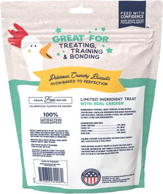 Show full view: Natural Balance Rewards Small Breed Chicken Flavored Crunchy Biscuit Dog Treats 8-oz bag, bundle of 2 slide 4 of 10