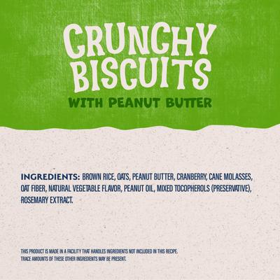 Show full view: Natural Balance Rewards Peanut Butter Flavored Crunchy Biscuit Dog Treats, 14-oz bag slide 6 of 11