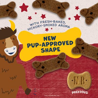 Show full view: Natural Balance Rewards Bison Flavored Crunchy Biscuit Dog Treats, 14-oz bag slide 3 of 12