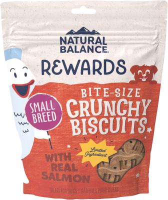 Show full view: Natural Balance Rewards Crunchy Biscuits with Real Bison + Real Salmon Dog Treats slide 6 of 9