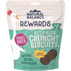 Natural Balance Rewards Small Breed Chicken Flavored Crunchy Biscuit Dog Treats, 8-oz bag