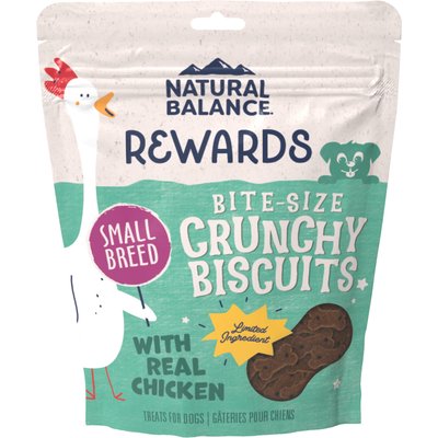 Natural Balance Natural Balance Rewards Small Breed Chicken Flavored Crunchy Biscuit Dog Treats, 16-oz bundle
