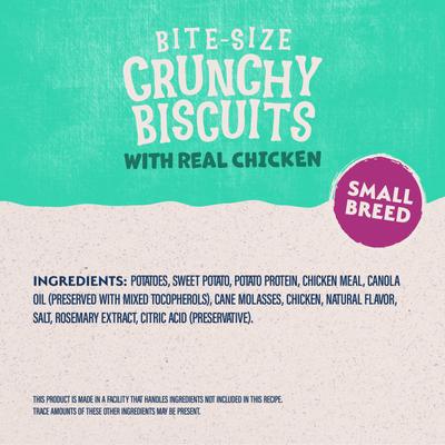 Show full view: Natural Balance Rewards Small Breed Chicken Flavored Crunchy Biscuit Dog Treats, 8-oz bag slide 6 of 10