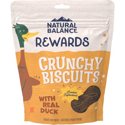 Natural Balance Natural Balance Rewards Duck Flavored Crunchy Biscuit Dog Treats, 14-oz bag
