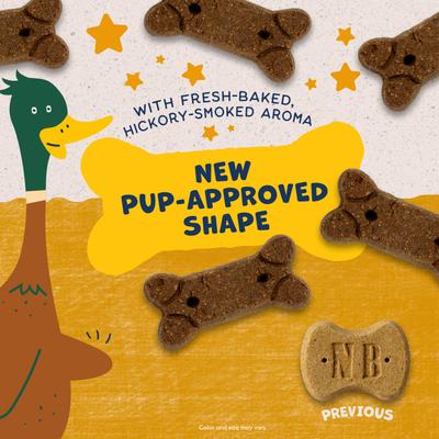 Show full view: Natural Balance Rewards Duck Flavored Crunchy Biscuit Dog Treats, 14-oz bag slide 3 of 11