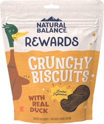 Natural Balance Rewards Crunchy Biscuits with Real Duck Dog Treats, 28-oz bag