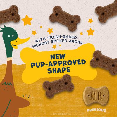 Show full view: Natural Balance Rewards Small Breed Duck Flavored Crunchy Biscuit Dog Treats, 8-oz bag slide 3 of 10