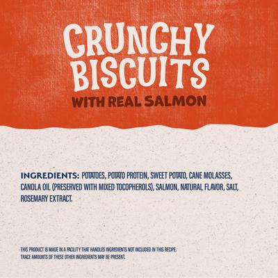 Show full view: Natural Balance Rewards Salmon Flavored Crunchy Biscuit Dog Treats, 14-oz bag slide 6 of 11