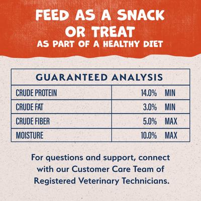 Show full view: Natural Balance Rewards Salmon Flavored Crunchy Biscuit Dog Treats, 14-oz bag slide 7 of 11