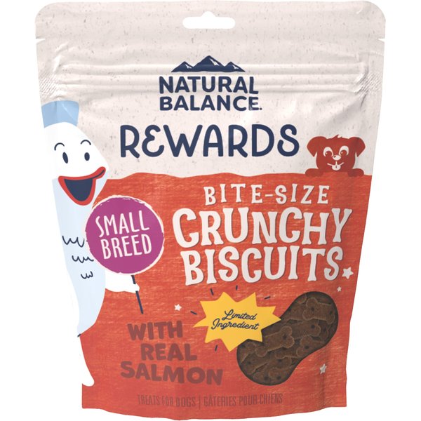 Natural Balance Rewards Salmon Flavored Crunchy Biscuit Dog Treats