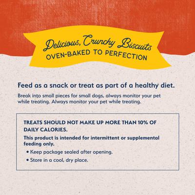 Show full view: Natural Balance Rewards Small Breed Salmon Flavored Crunchy Biscuit Dog Treats, 8-oz bag slide 8 of 10
