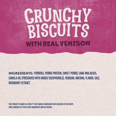 Show full view: Natural Balance Rewards Venison Flavored Crunchy Biscuit Dog Treats, 14-oz bag slide 6 of 11