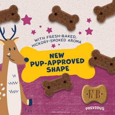 Show full view: Natural Balance Rewards Small Breed Venison Flavored Crunchy Biscuit Dog Treats, 8-oz bag slide 3 of 10