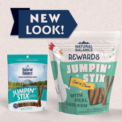 Show full view: Natural Balance Rewards Jumpin' Stix with Real Chicken Dog Treats, 10-oz bag slide 3 of 9